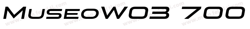 MuseoW03 700 Regular字体转换
